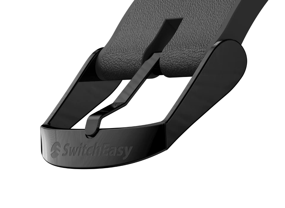Switcheasy Hybrid Silicone-Leather Apple Watch Strap Durable & Scratch Resistance