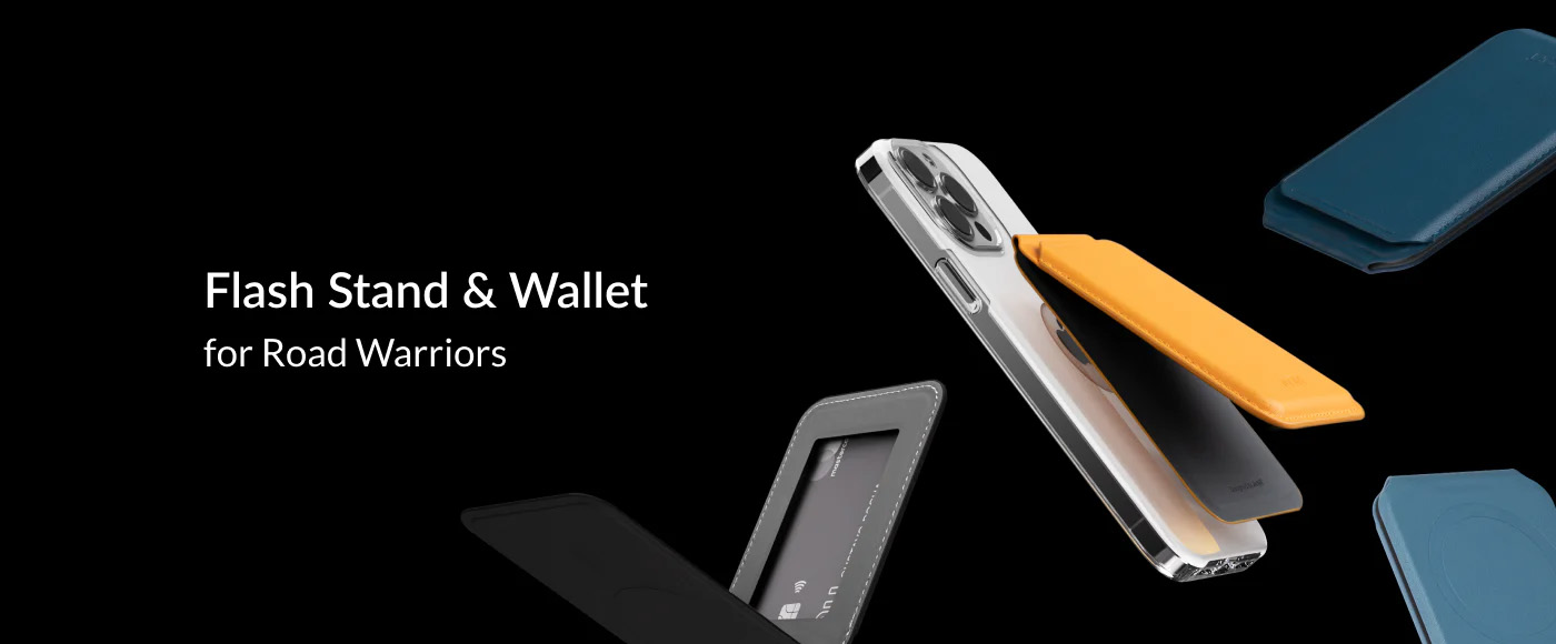 Moft Flash Wallet & Stand Header