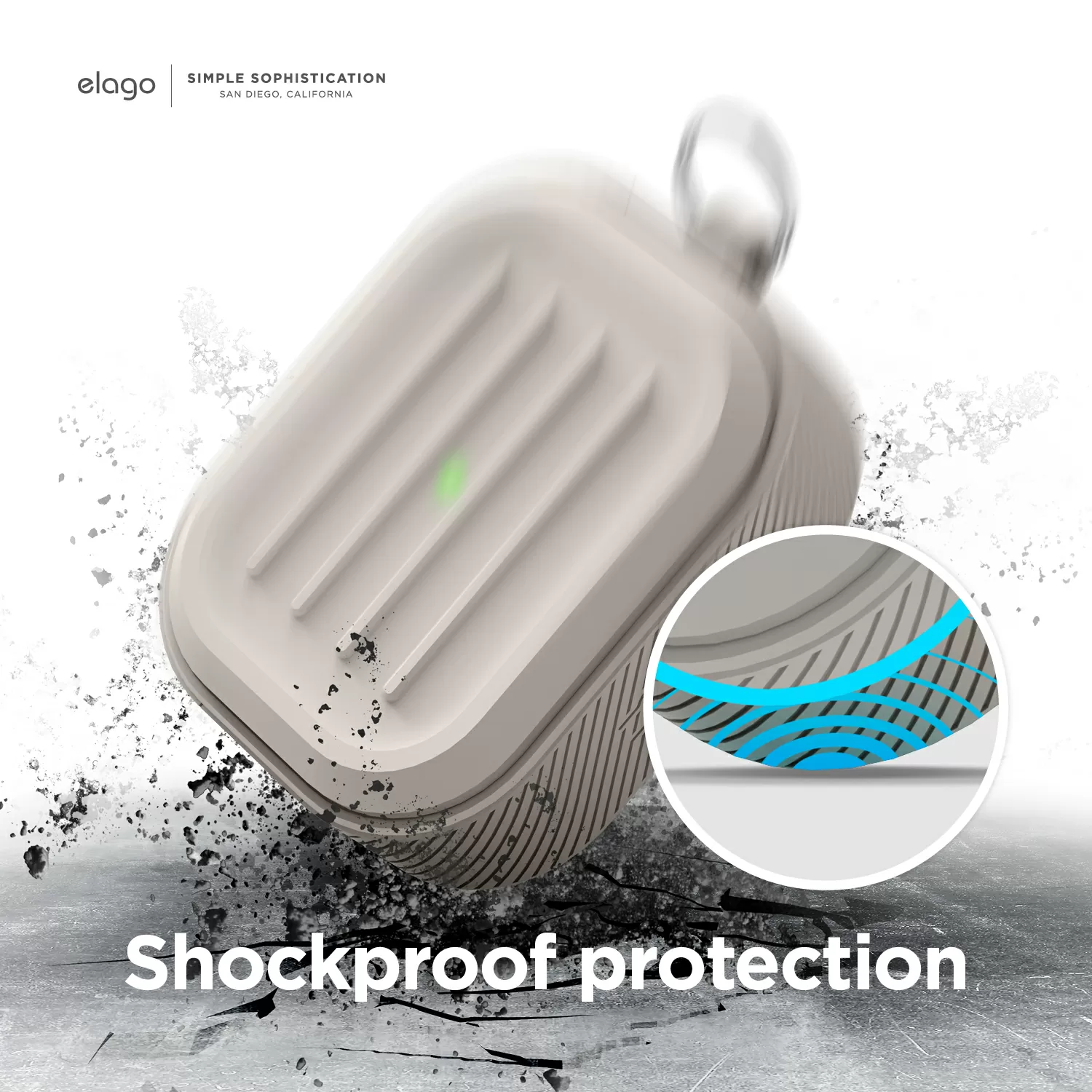 Elago AirPods Pro Armor Case Supports Wireless Charging