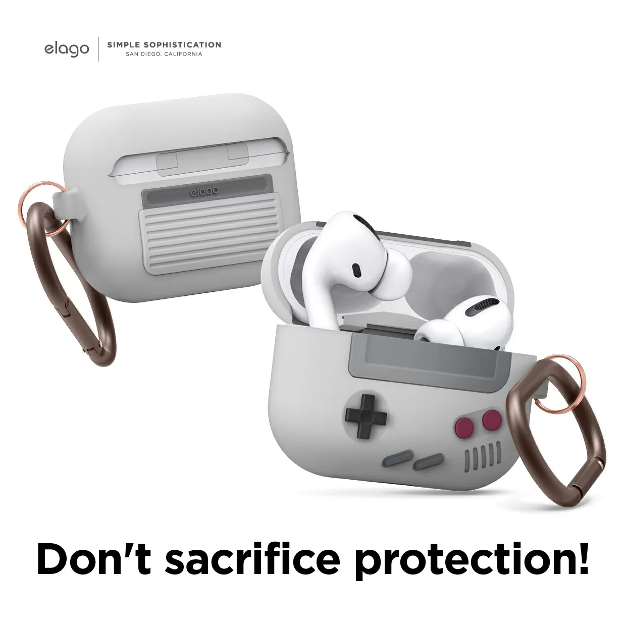 Elago Gameboy Design AW5 AirPods Pro Case Protection