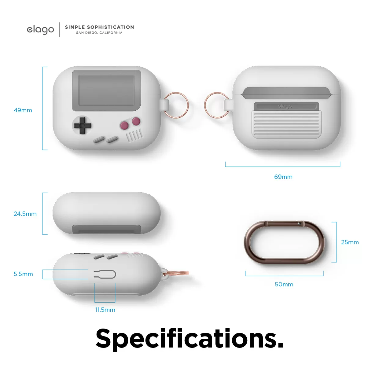 Elago Gameboy Design AW5 AirPods Pro Specs