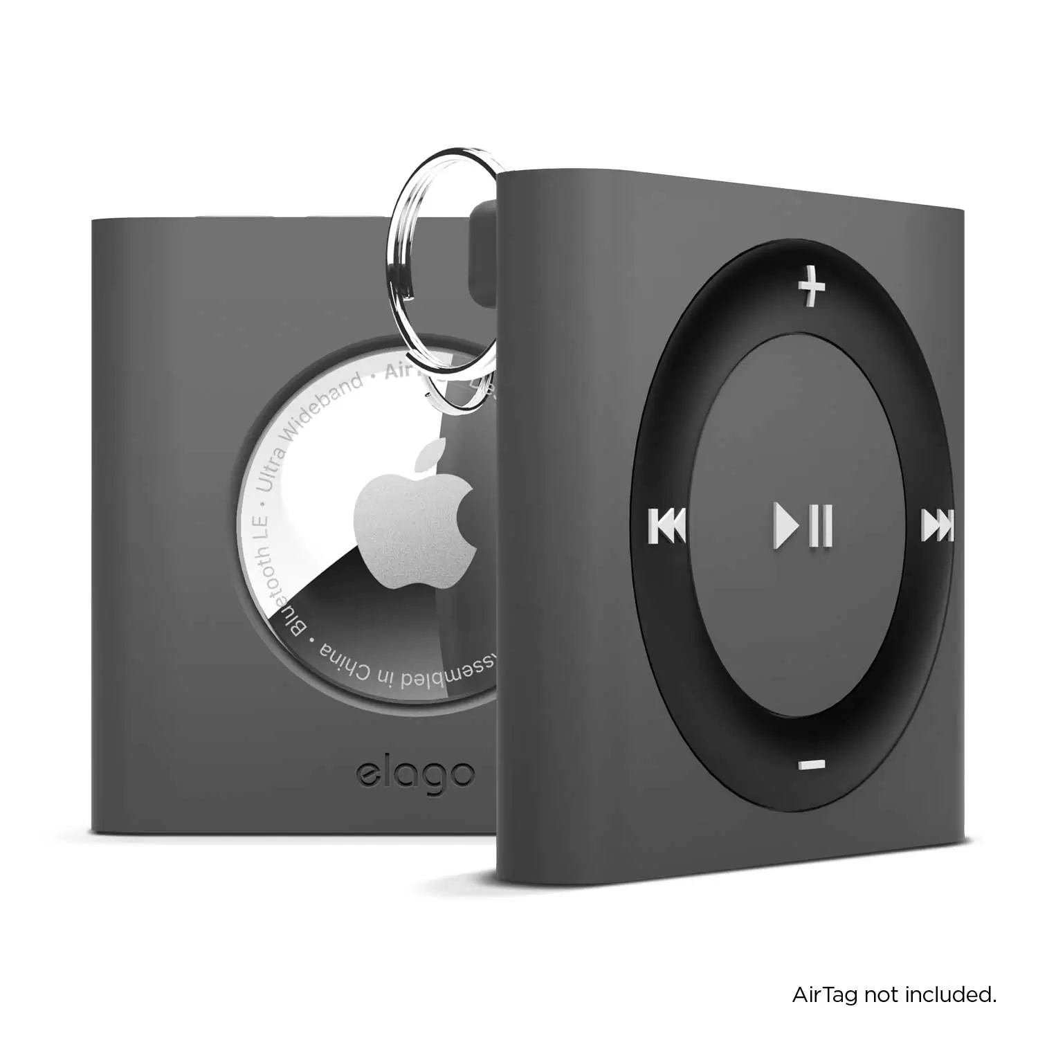 iPod Shuffle Design W7 AirTag Case Dark Grey