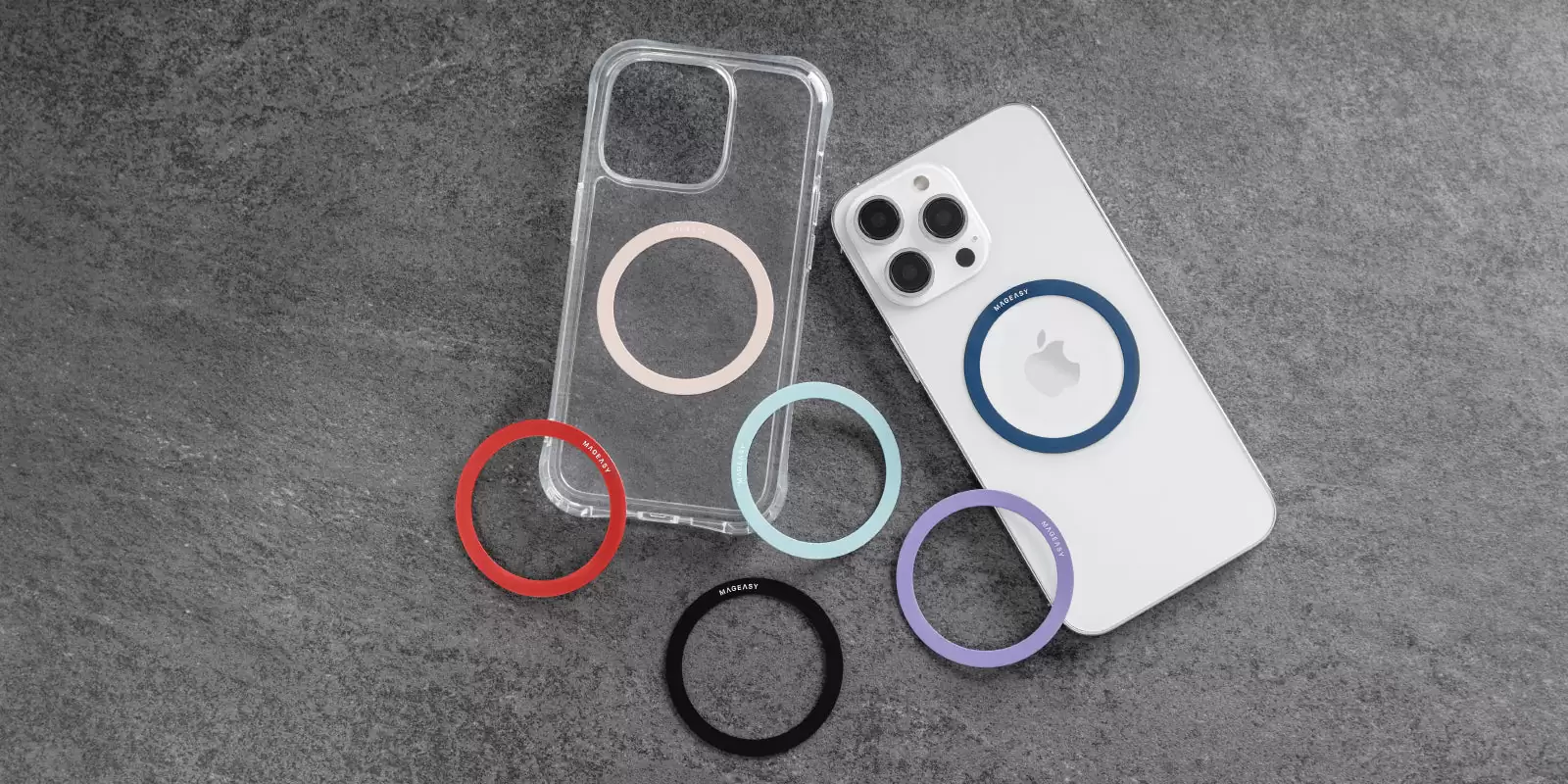 SwitchEasy HOOP MagSafe Adhesive Ring Colours